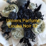 Bouquet de Fleurs de Cire Noir & Gris