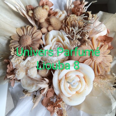 Bouquet de Fleurs de Cire CARAMEL