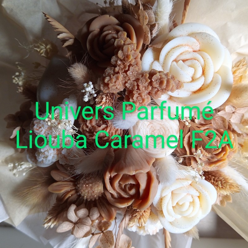 Bouquet de Fleurs de Cire CARAMEL
