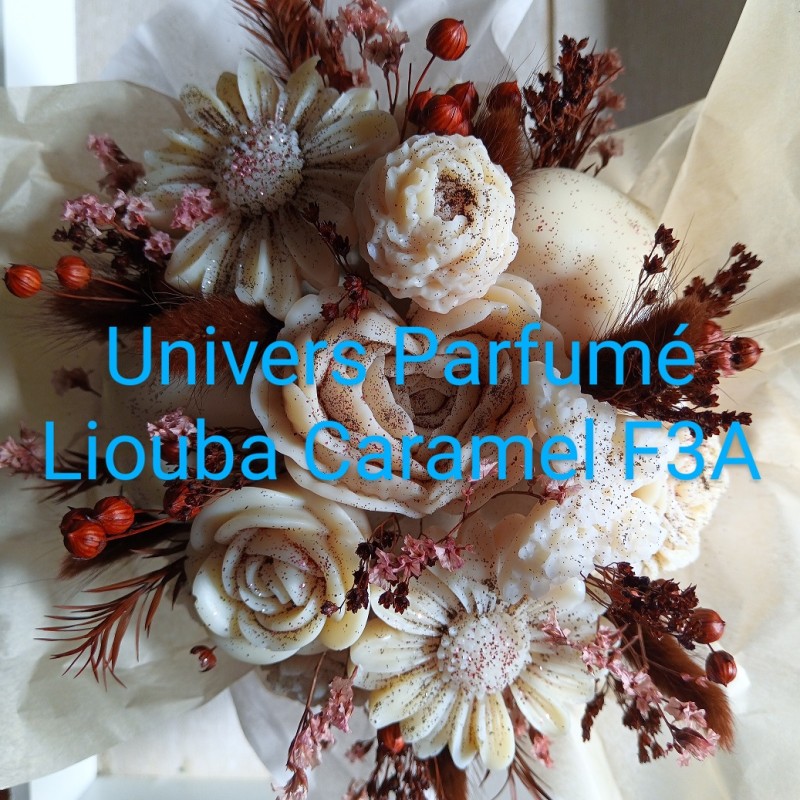 Bouquet de Fleurs de Cire CARAMEL