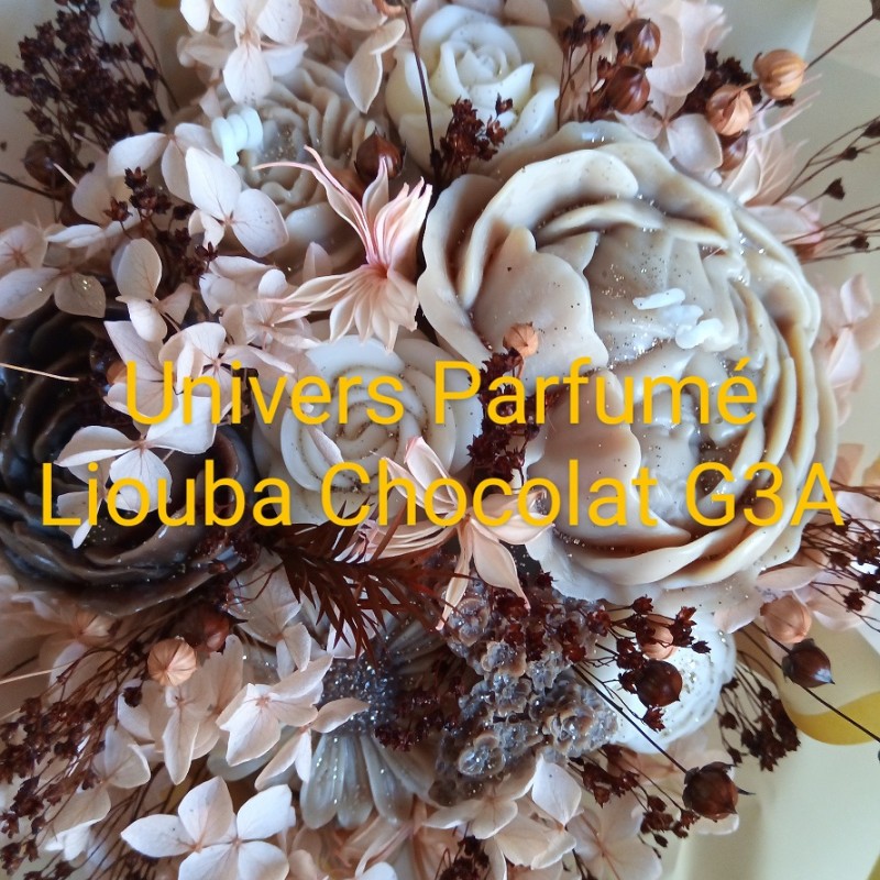 Bouquet de Fleurs de Cire CHOCOLAT