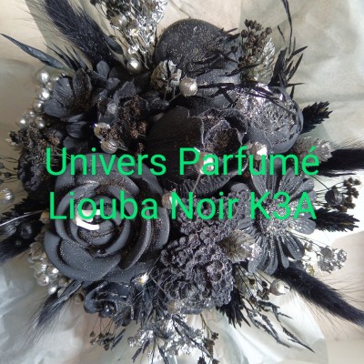 Bouquet de Fleurs de Cire NOIR
