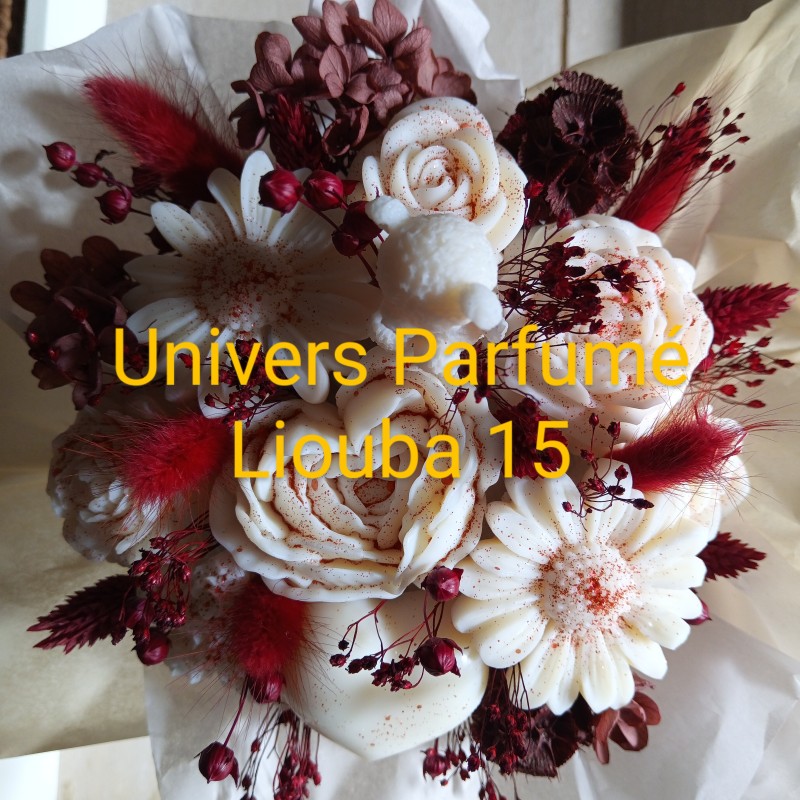 Bouquet de Fleurs de Cire Parfumée
