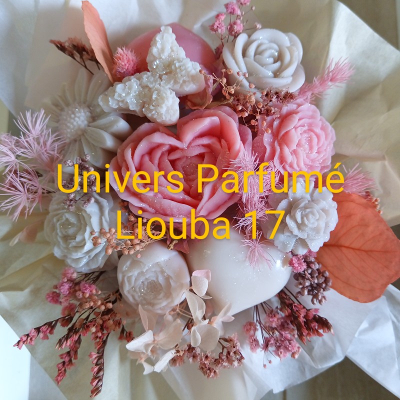 Bouquet de Fleurs de Cire Parfumée