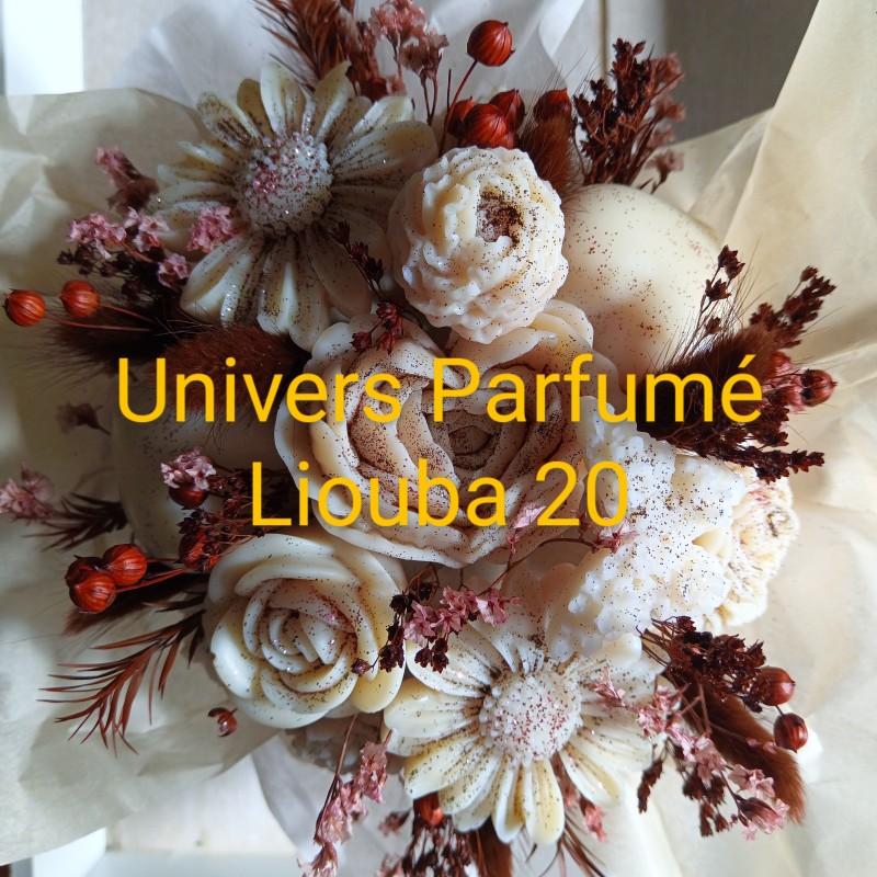 Bouquet de Fleurs de Cire Parfumée