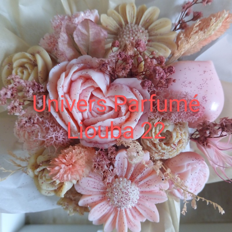 Bouquet de Fleurs de Cire Parfumée