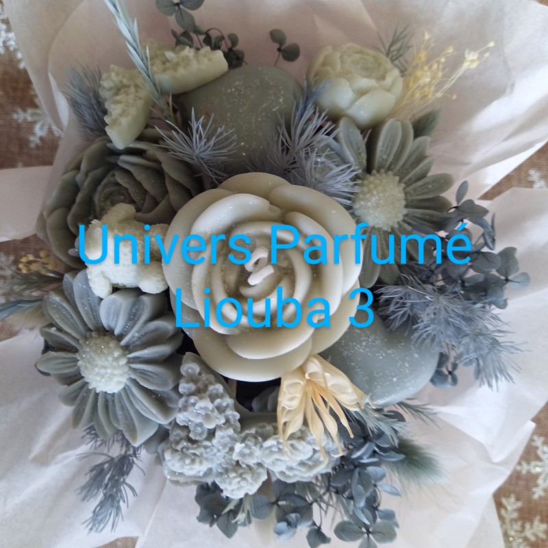 Bouquet de Fleurs de Cire Parfumée