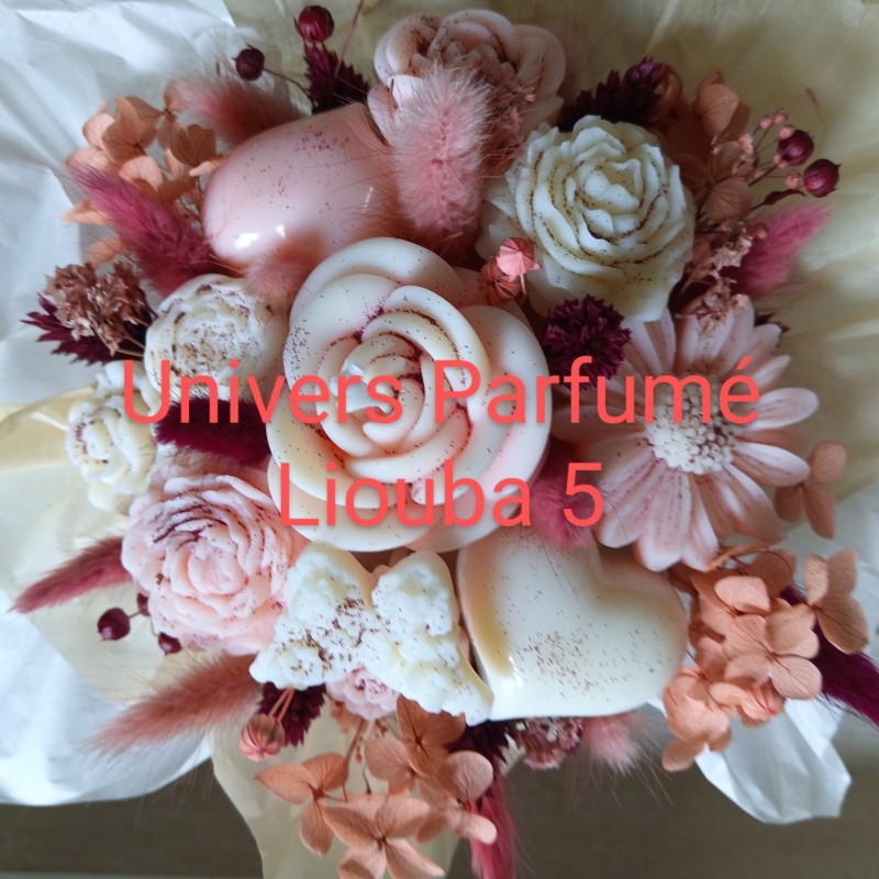 Bouquet de Fleurs de Cire Parfumée