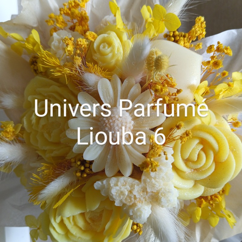 Bouquet de Fleurs de Cire Parfumée