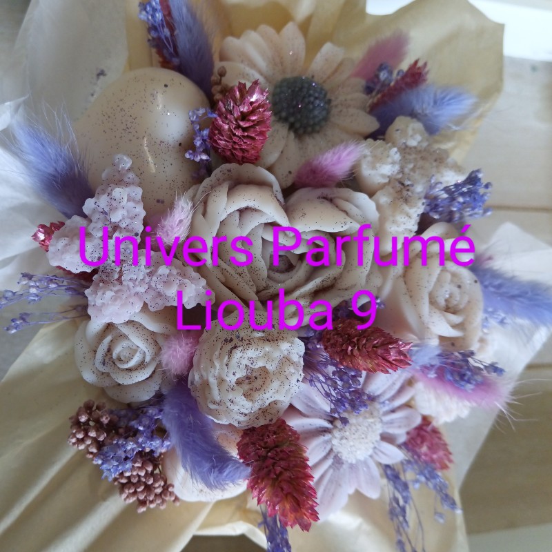 Bouquet de Fleurs de Cire Parfumée