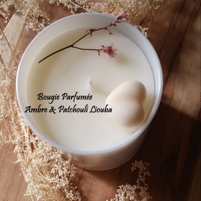 Scented Candle Amber and Patchouli