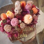 Bouquet de Fleurs de Cire Automne