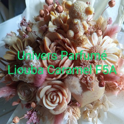 Bouquet de Fleurs de Cire CARAMEL