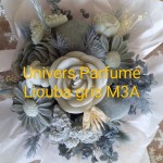 Bouquet de Fleurs de Cire GRIS